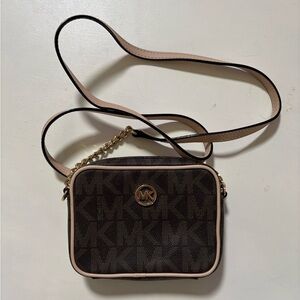 Michael Kors Fulton MK Logo Crossbody Bag